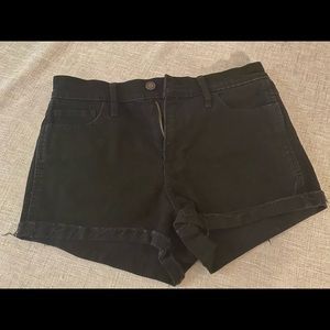 Black Hollister Highwaisted Shorts
